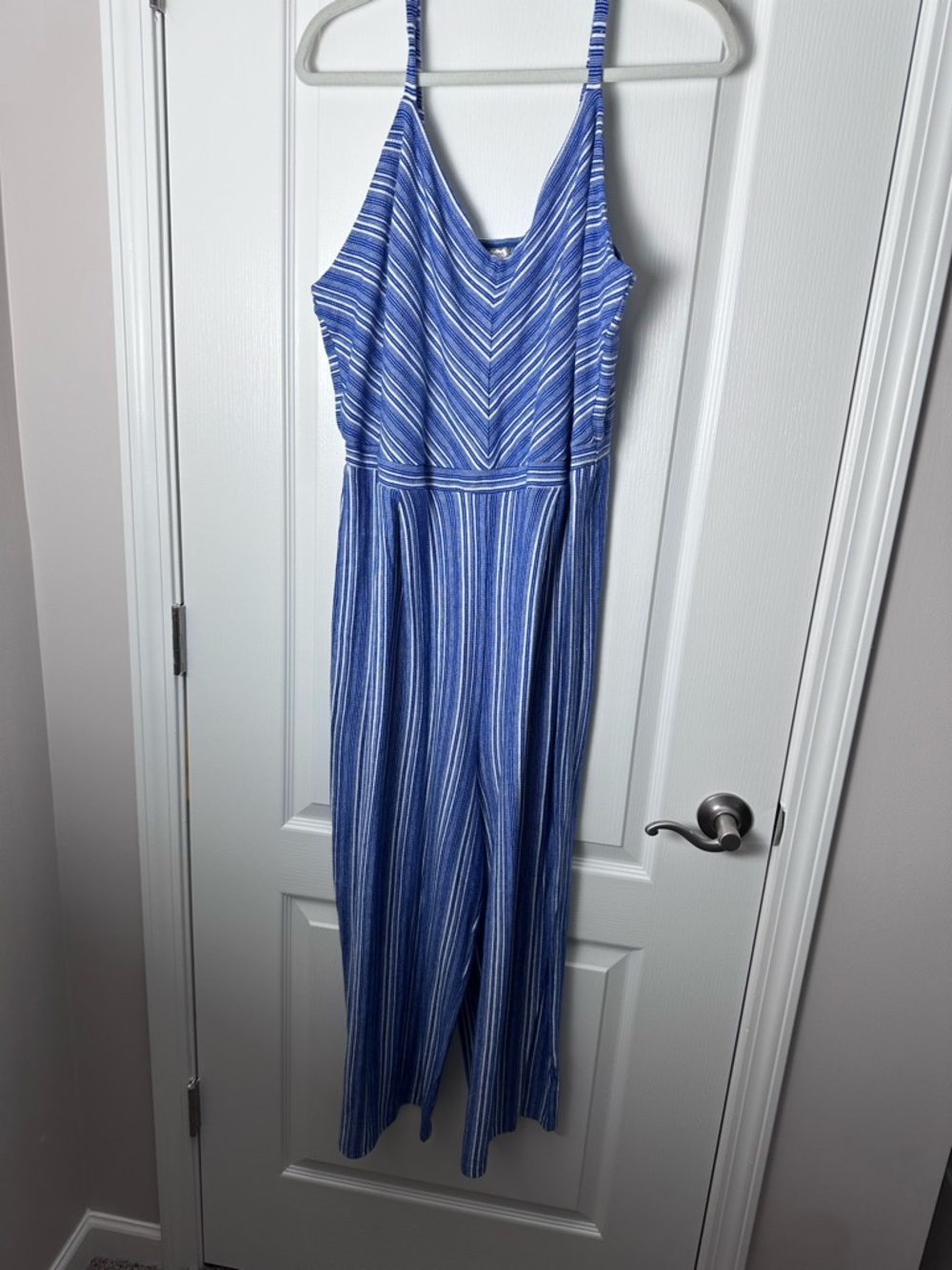 Eyeshadow Blue & White Striped Jumper